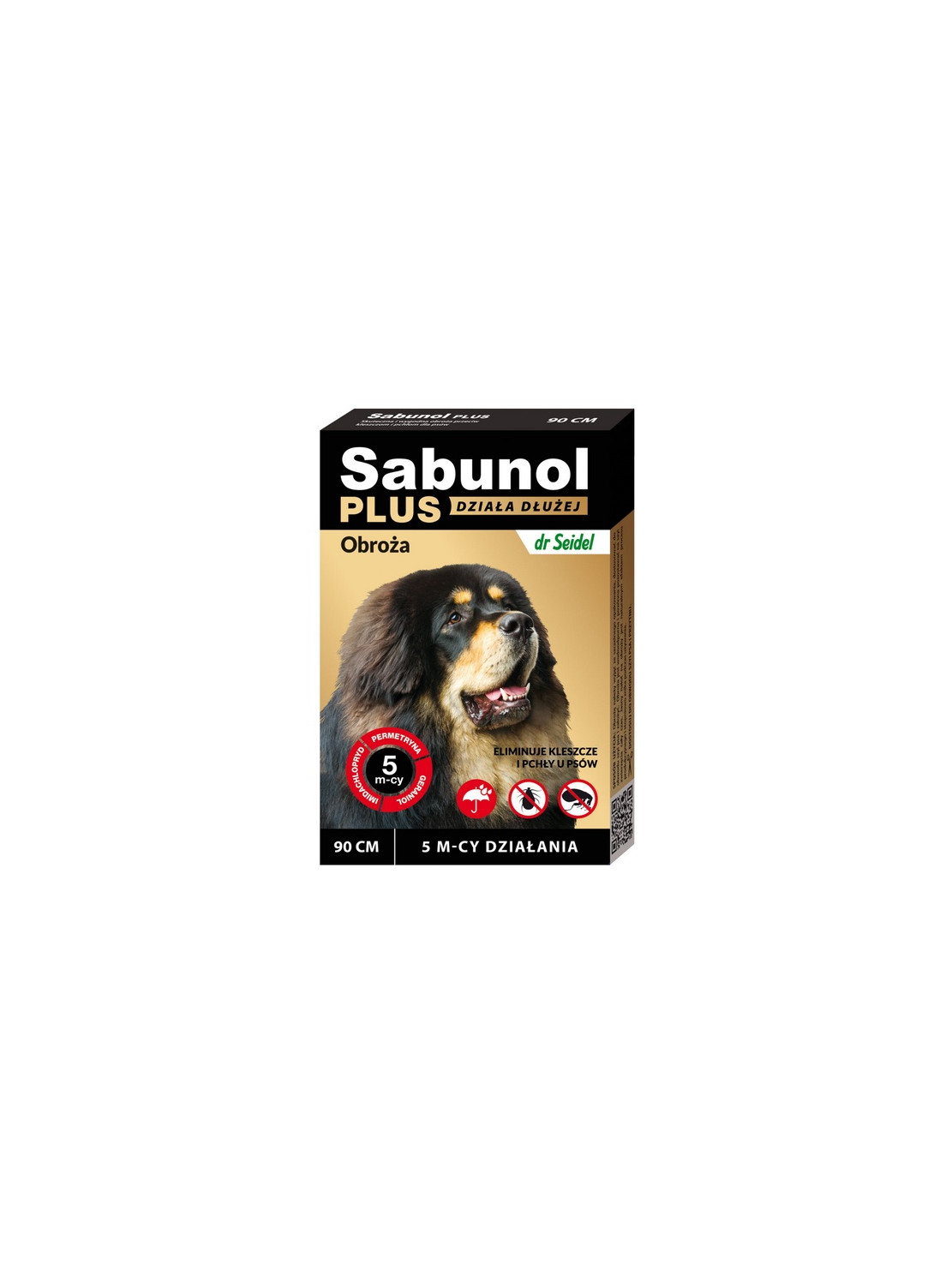 Sabunol Obroża Plus przeciw pchłom dla psa 90cm