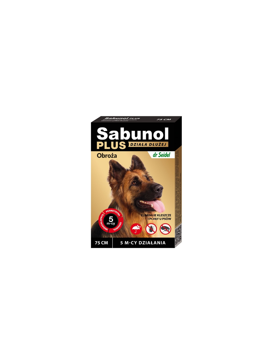 Sabunol Obroża Plus przeciw pchłom dla psa 75cm