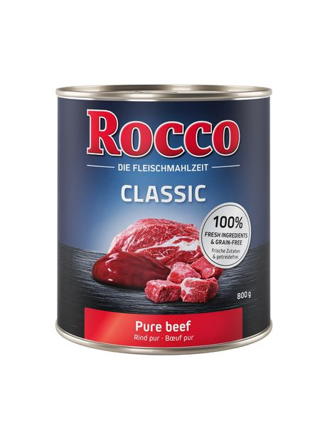 Mokra karma Rocco Classic 800g Czysta wołowina