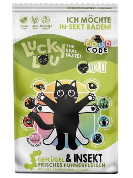 Lucky Lou Food Code Lifestage Adult Drób & Owady 750g
