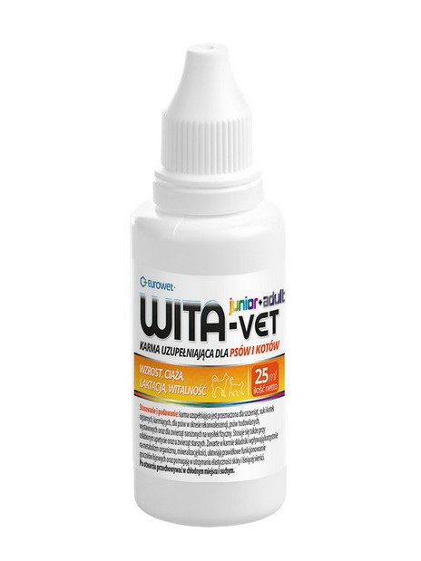 Wita-Vet Junior + Adult dla kota i psa krople 25ml
