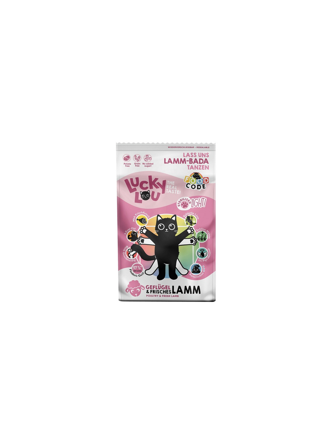 Lucky Lou Food Code Lifestage Light Drób & Jagnięcina 750g