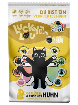 Lucky Lou Food Code Lifestage Adult Drób & Kurczak 750g