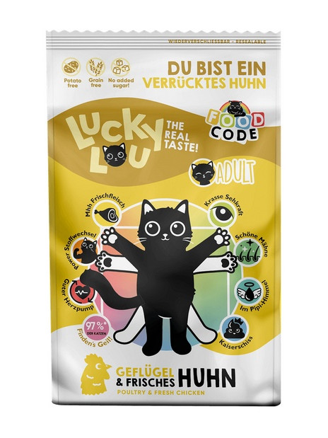 Lucky Lou Food Code Lifestage Adult Drób & Kurczak 750g