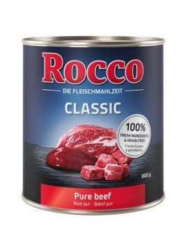 Mokra karma Rocco Classic 800g Wołowina i dziczyzna