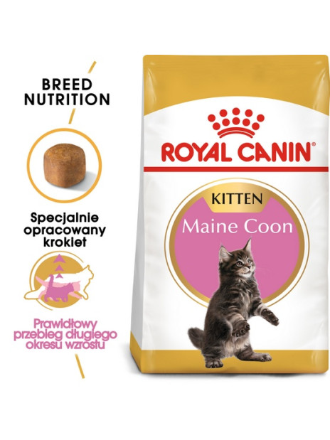 Royal Canin Maine Coon Kitten karma sucha dla kociąt, do 15 miesiąca, rasy maine coon 400g