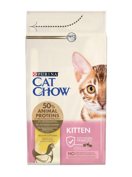 Purina Cat Chow Kitten z Kurczakiem 1,5kg