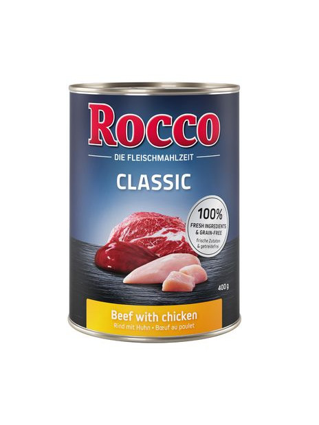 Mokra karma Rocco Classic 400g Wołowina i kurczak