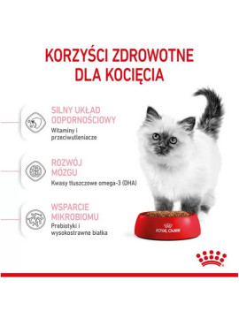 Royal Canin Kitten karma sucha dla kociąt od 4 do 12 miesiąca życia 400g