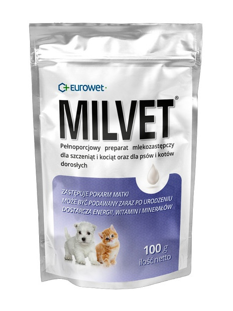 Milvet Preparat mlekozastępczy dla szczeniąt i kociąt 100g