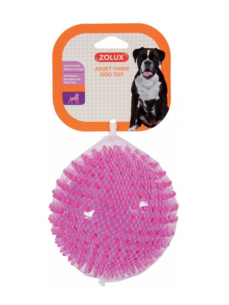 Zolux Zabawka TPR POP Piłka z kolcami 13cm różowa [479071FRA]