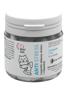 Over Zoo Anti Stress dla psa i kota kapsułki 15szt.