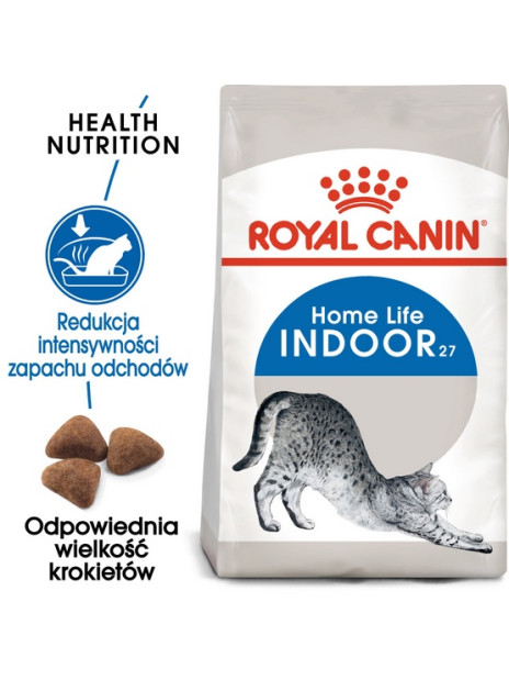 Royal Canin Indoor karma sucha dla kotów dorosłych, przebywających wyłącznie w domu 400g