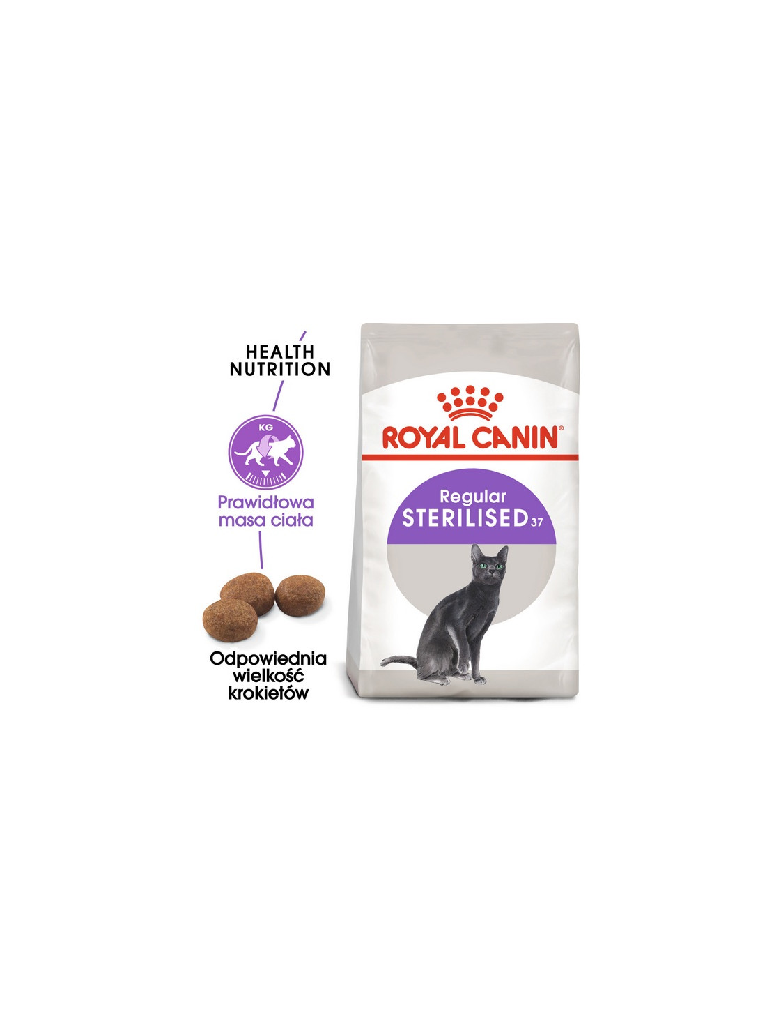 Royal Canin Sterilised karma sucha dla kotów dorosłych, sterylizowanych 400g