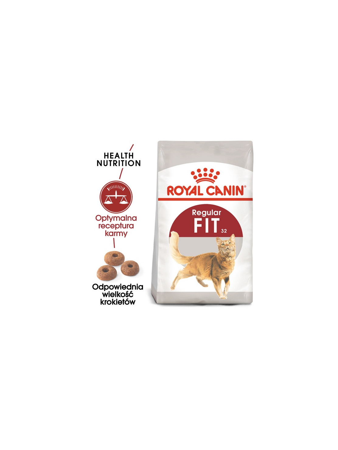 Royal Canin Fit karma sucha dla kotów dorosłych, wspierająca idealną kondycję 400g