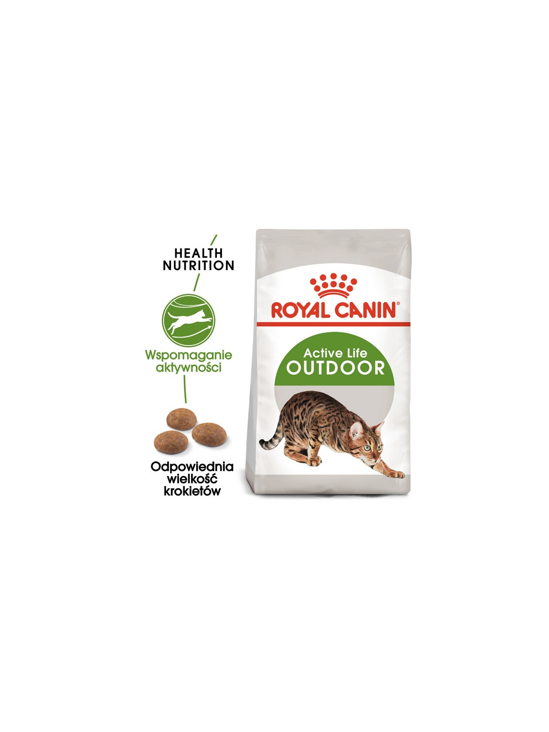 Royal Canin Outdoor karma sucha dla kotów dorosłych, wychodzących na zewnątrz 400g