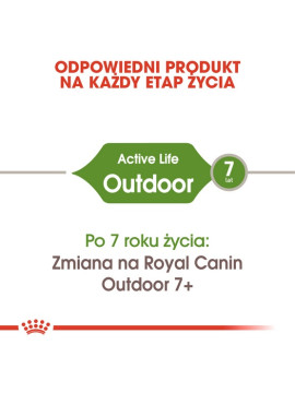 Royal Canin Outdoor karma sucha dla kotów dorosłych, wychodzących na zewnątrz 400g