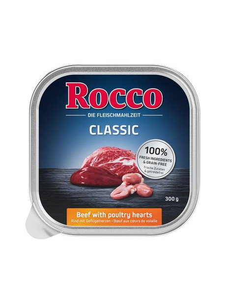 Karma mokra Rocco Classic tacka 300g Wołowina i łosoś