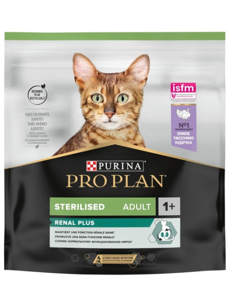 Purina Pro Plan Cat Sterilised Renal Adult Indyk 400g
