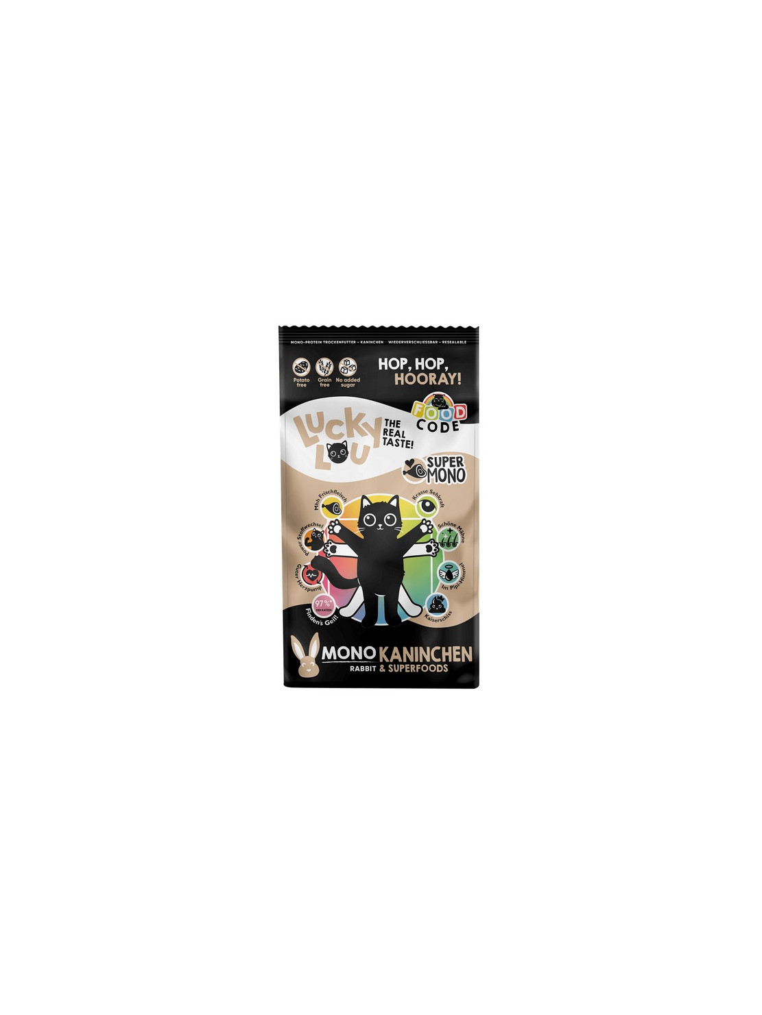 Lucky Lou Food Code Mono Królik 340g