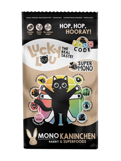 Lucky Lou Food Code Mono Królik 340g