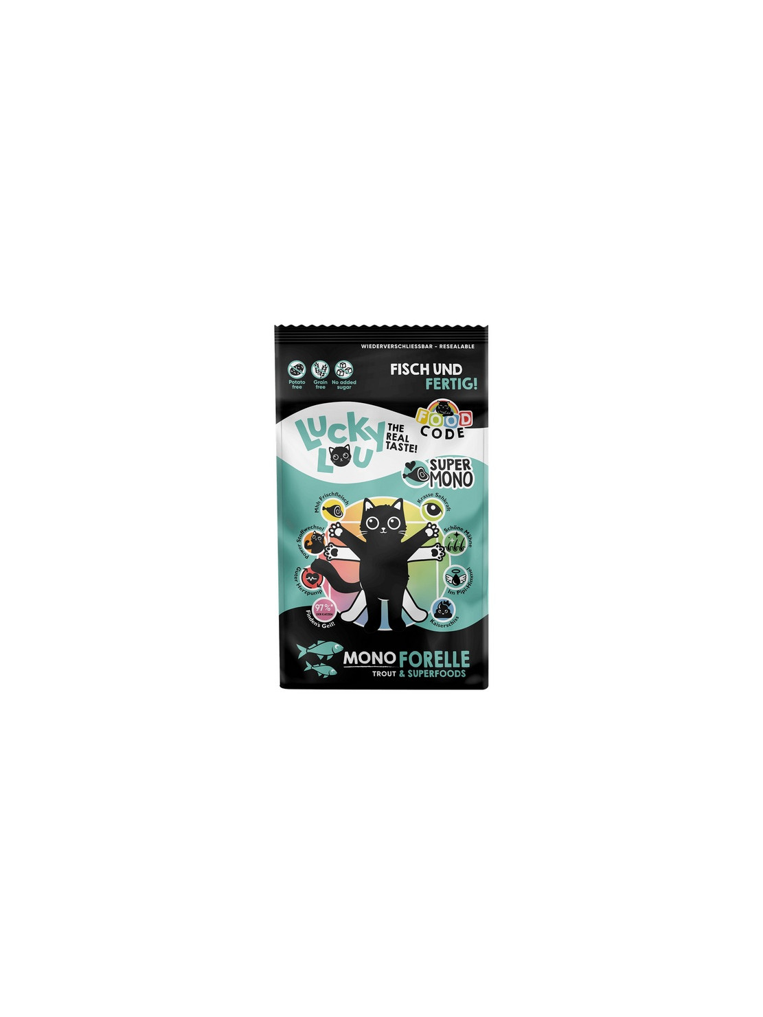 Lucky Lou Food Code Mono Pstrąg 340g