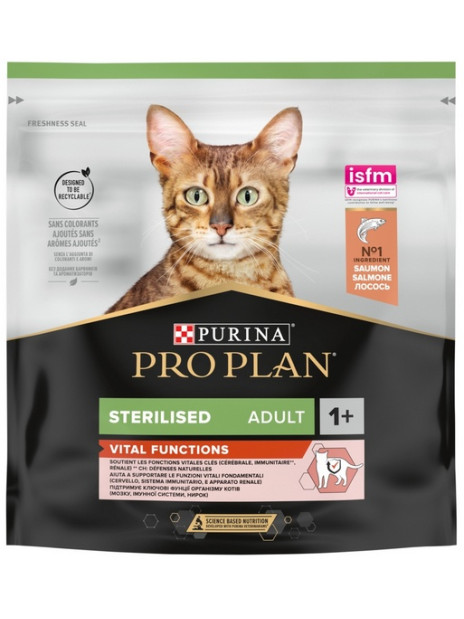 Purina Pro Plan Cat Adult Sterilised Vital Functions Łosoś 400g