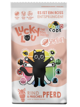 Lucky Lou Food Code Sensitive Wołowina & Konina 340g