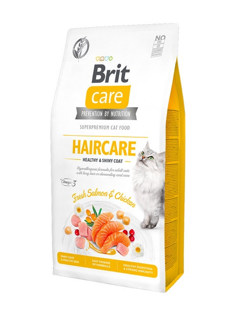Brit Care Cat Grain Free Haircare Healthy & Shiny Coat 400g
