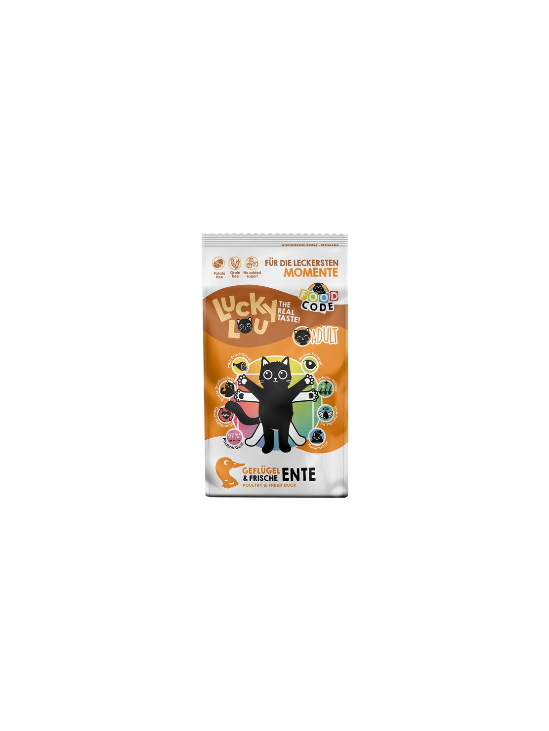 Lucky Lou Food Code Lifestage Adult Drób & Kaczka 340g