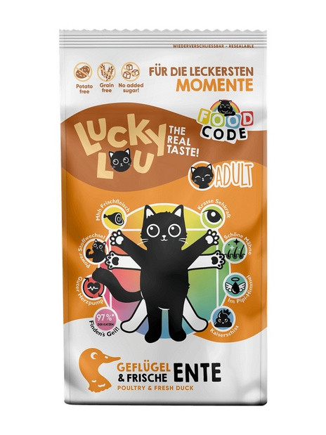 Lucky Lou Food Code Lifestage Adult Drób & Kaczka 340g