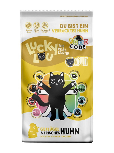 Lucky Lou Food Code Lifestage Adult Drób & Kurczak 340g