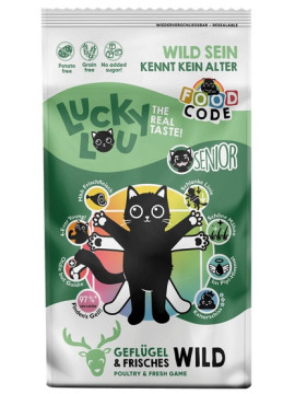 Lucky Lou Food Code Lifestage Senior Drób & Dziczyzna 340g