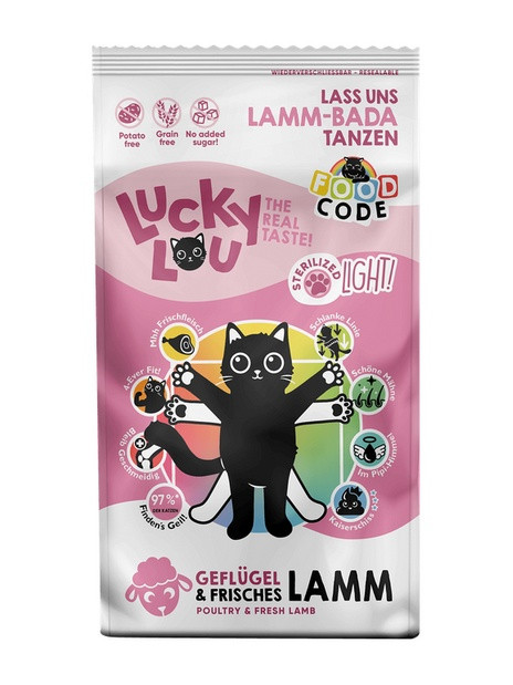 Lucky Lou Food Code Lifestage Light Drób & Jagnięcina 340g