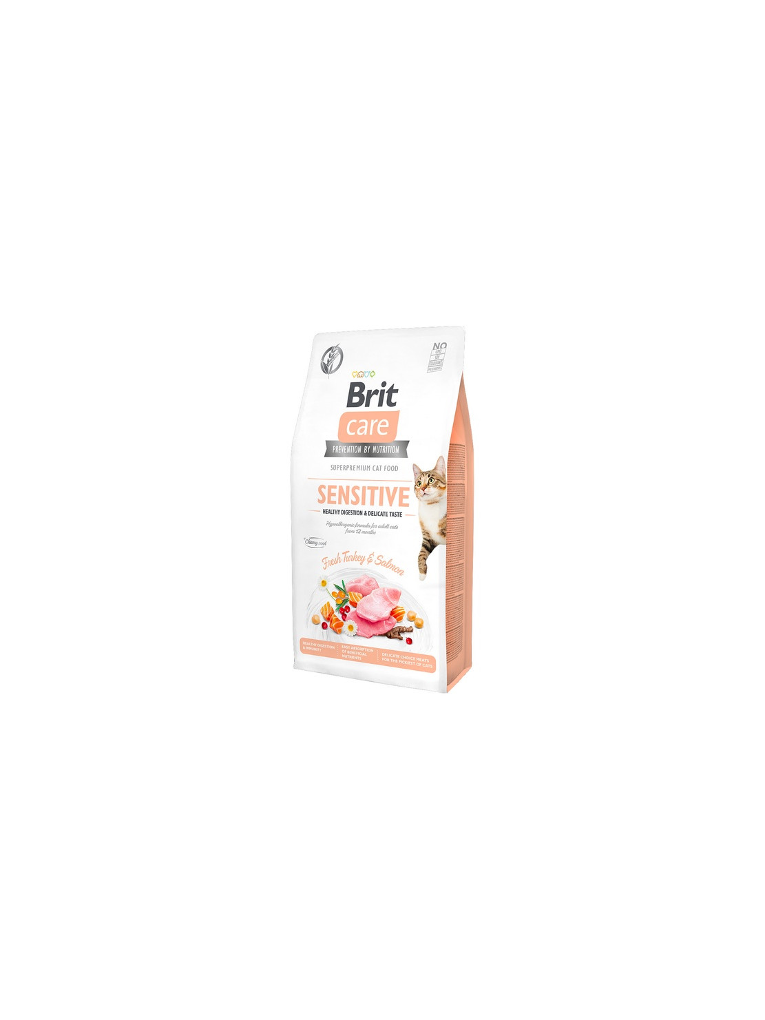 Brit Care Cat Grain Free Sensitive Healthy Digestion & Delicate Taste 400g
