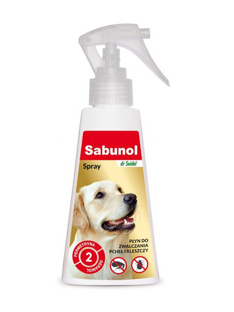 Sabunol Spray przeciw pchłom i kleszczom dla psa 100ml