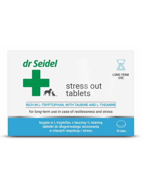 DermaPharm Stress Out dla psa i kota blister 10 tabl.