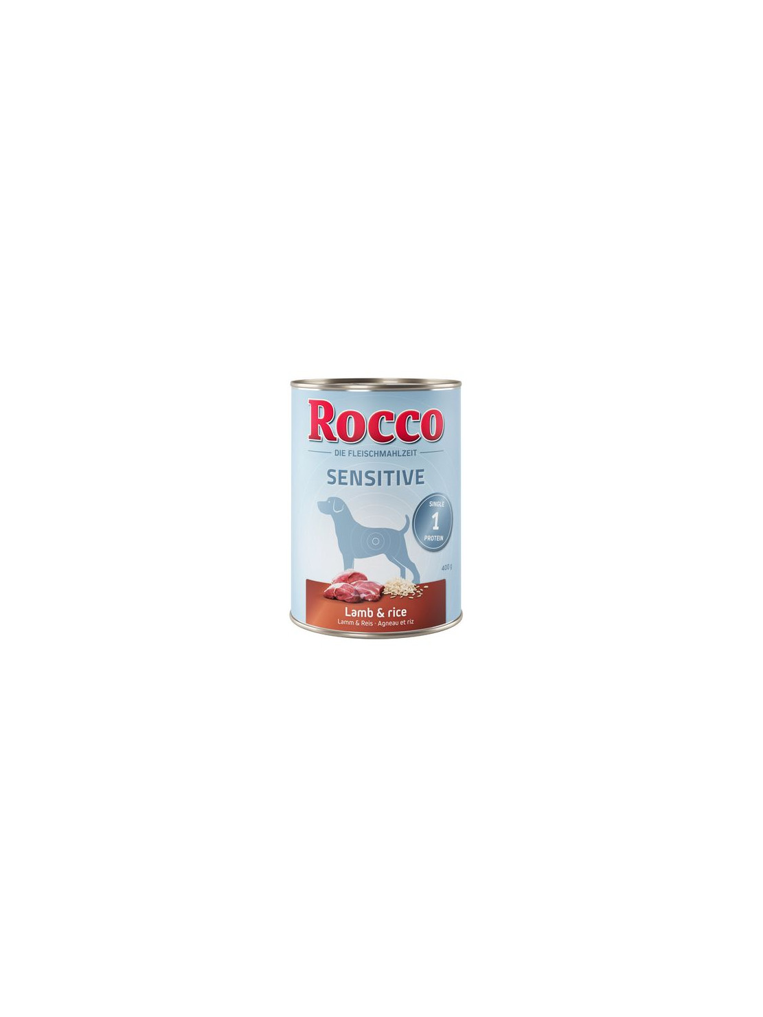Mokra karma Rocco Sensitive 400g Jagnięcina i ryż