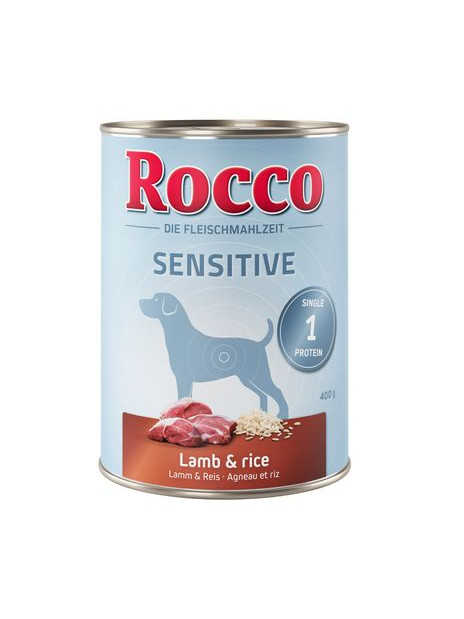 Mokra karma Rocco Sensitive 400g Jagnięcina i ryż