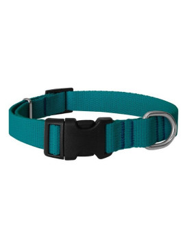 CHABA Obroża taśma regulowana gładka 10mm/33cm morska