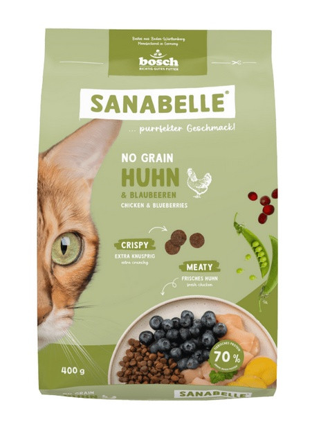 Sanabelle Adult No Grain Huhn - bezzbożowa z kurczakiem 400g
