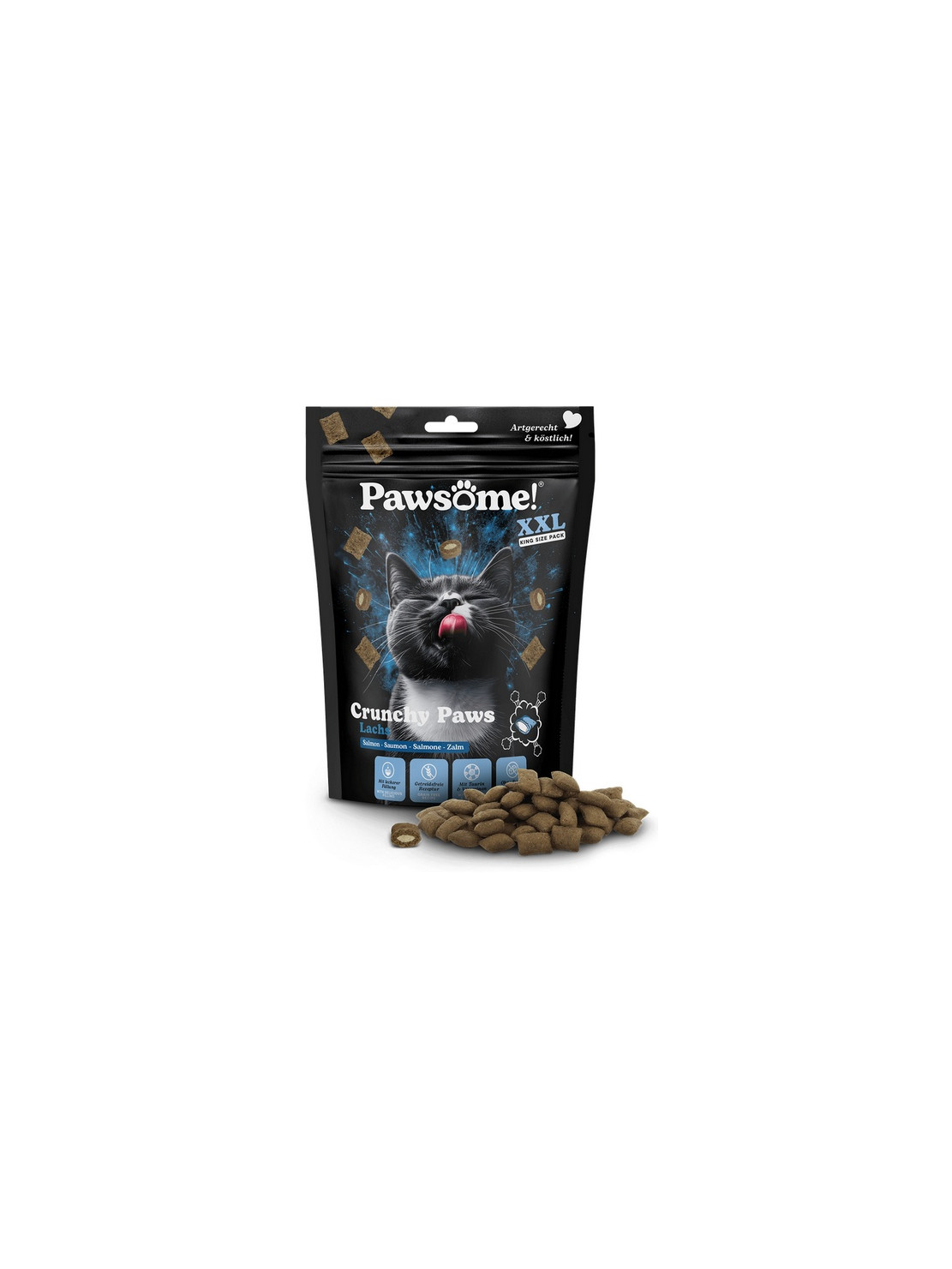 Pawsome Crunchy Paws Łosoś 150g