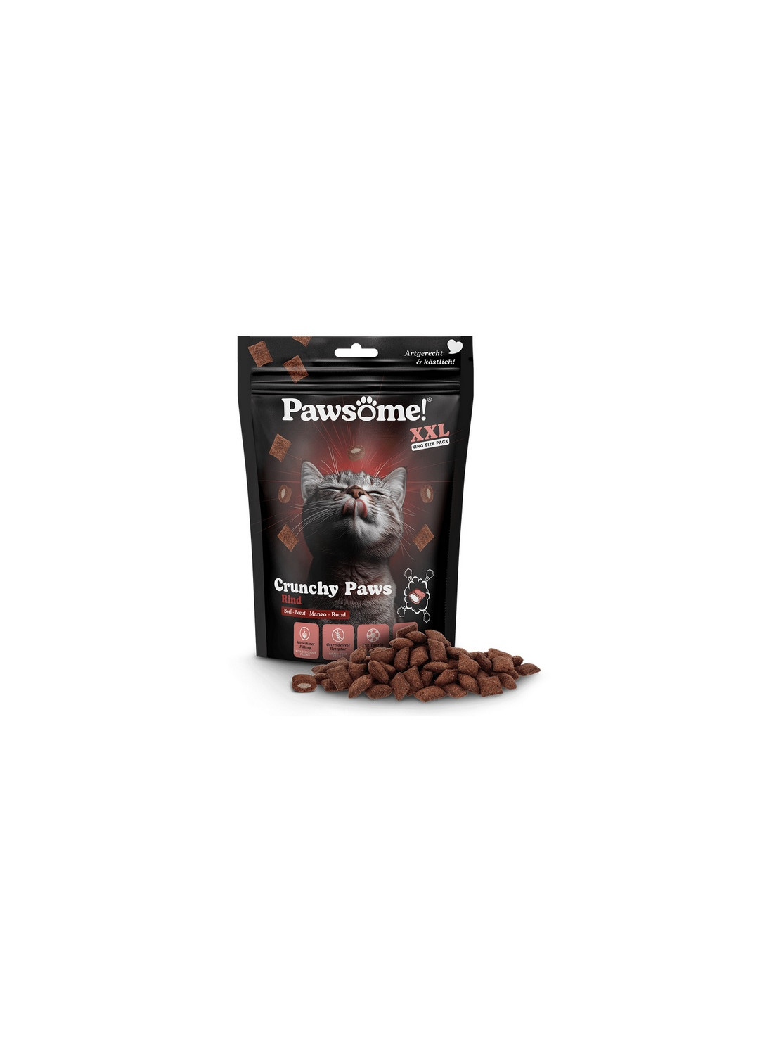 Pawsome Crunchy Paws Wołowina 150g