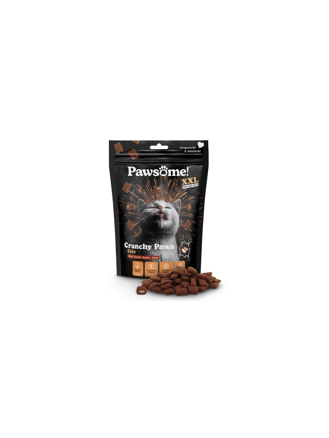 Pawsome Crunchy Paws Kaczka 150g