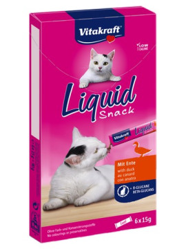Vitakraft Cat Liquid-Snack z Kaczką 6x15g [23520]