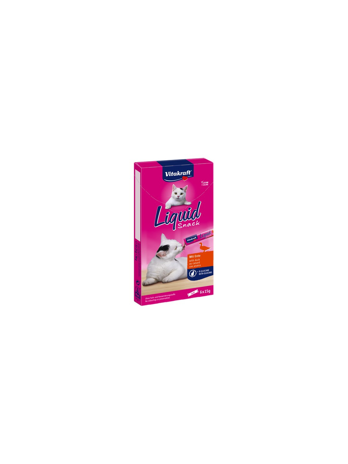 Vitakraft Cat Liquid-Snack z Kaczką 6x15g [23520]