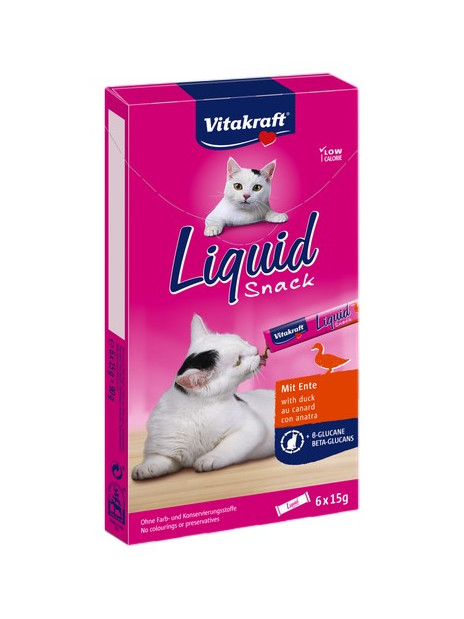 Vitakraft Cat Liquid-Snack z Kaczką 6x15g [23520]