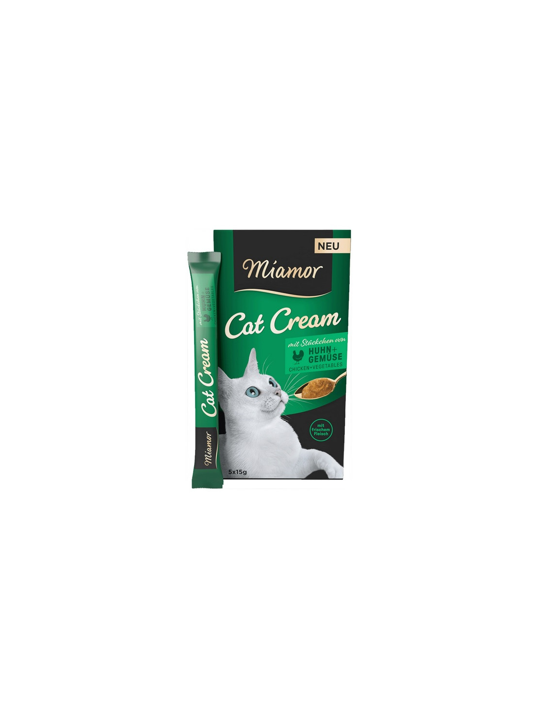 Miamor Cat Cream Kurczak i warzywa 5x15g