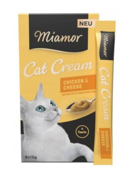 Miamor Cat Cream Kurczak i ser 6x15g