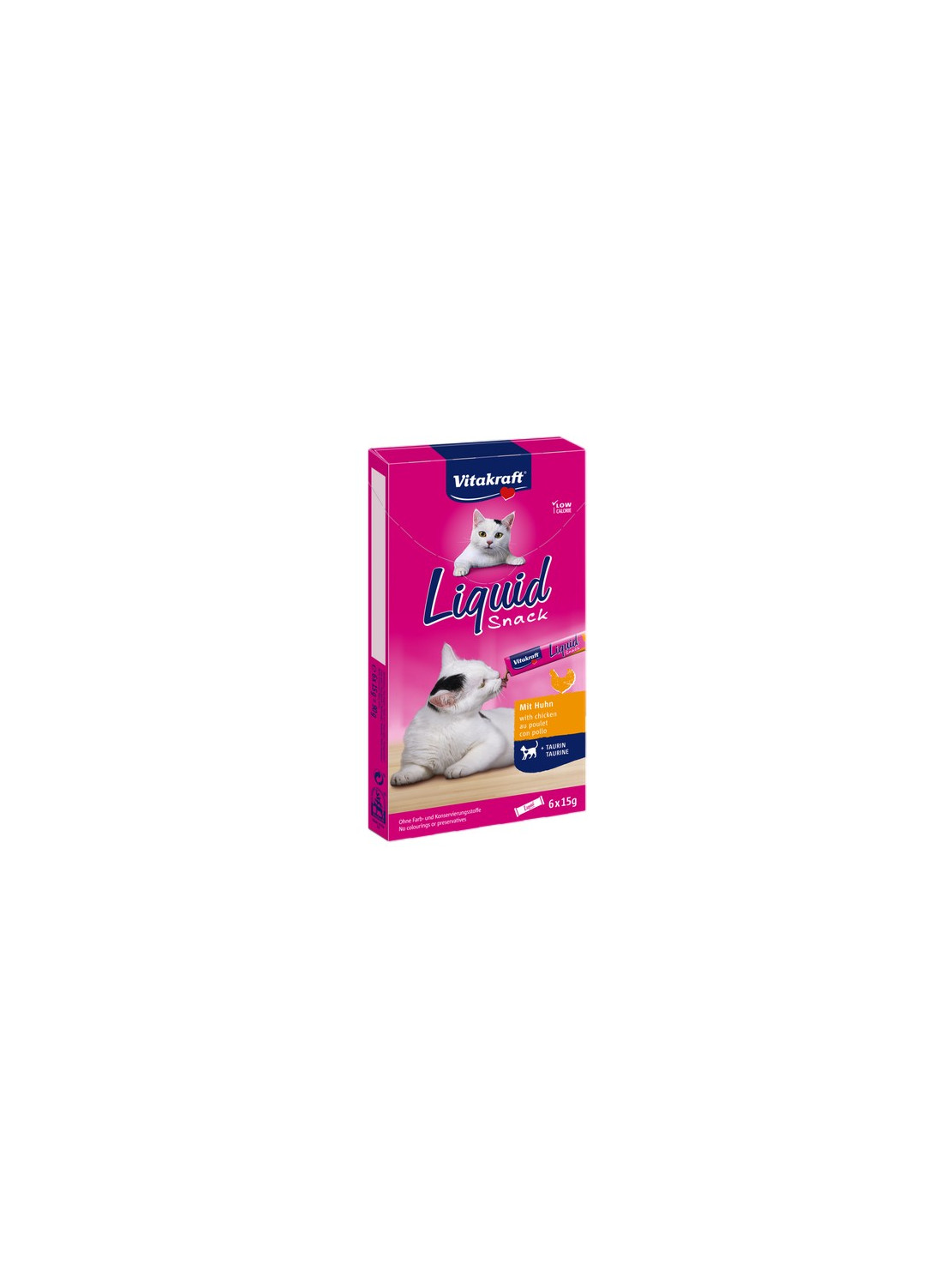 Vitakraft Cat Liquid-Snack z Kurczakiem 6x15g [16424]